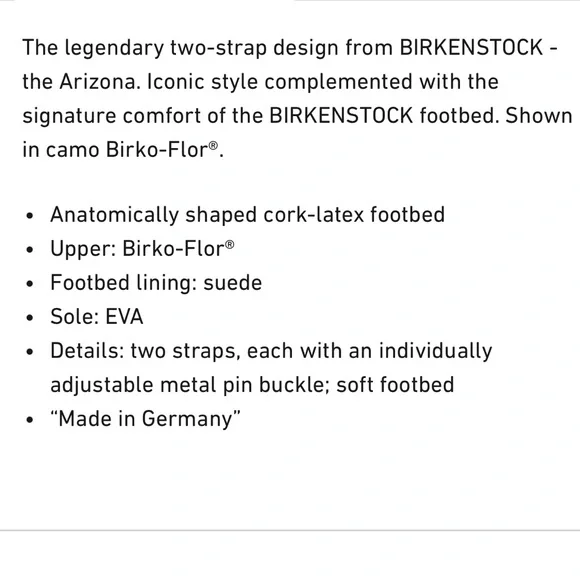 Birkenstock Arizona Birko-Flor Sandals in Desert Soil Camo Sand Size 38 - Picture 5 of 10